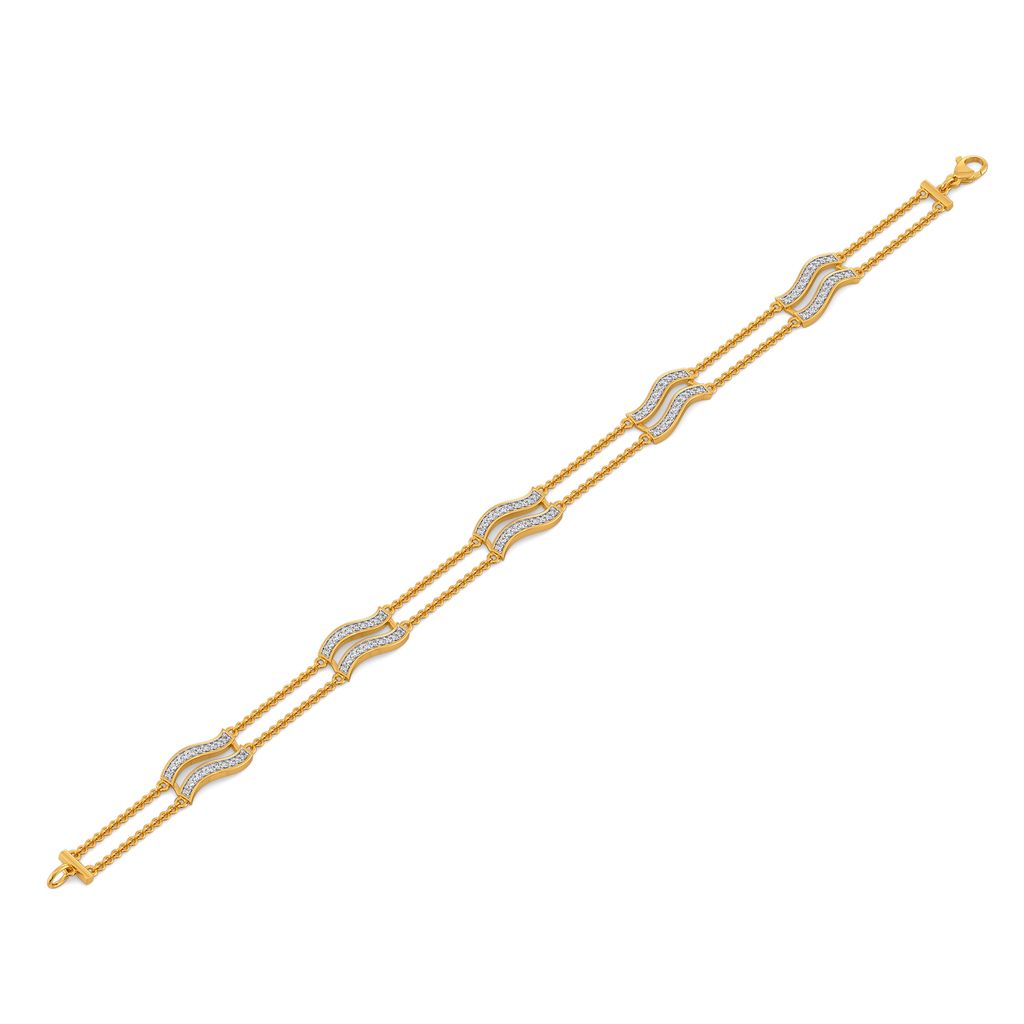 Frill Grandeur Diamond Bracelets
