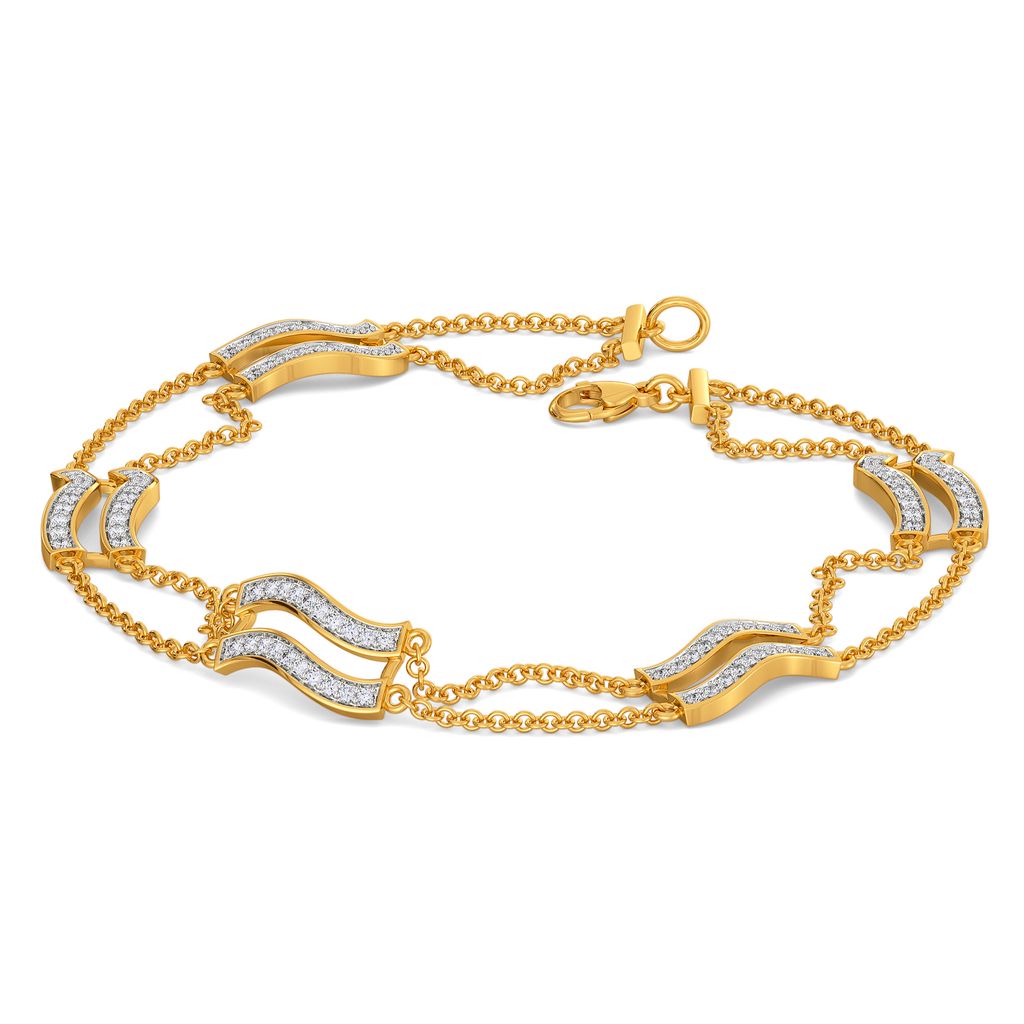 Frill Grandeur Diamond Bracelets