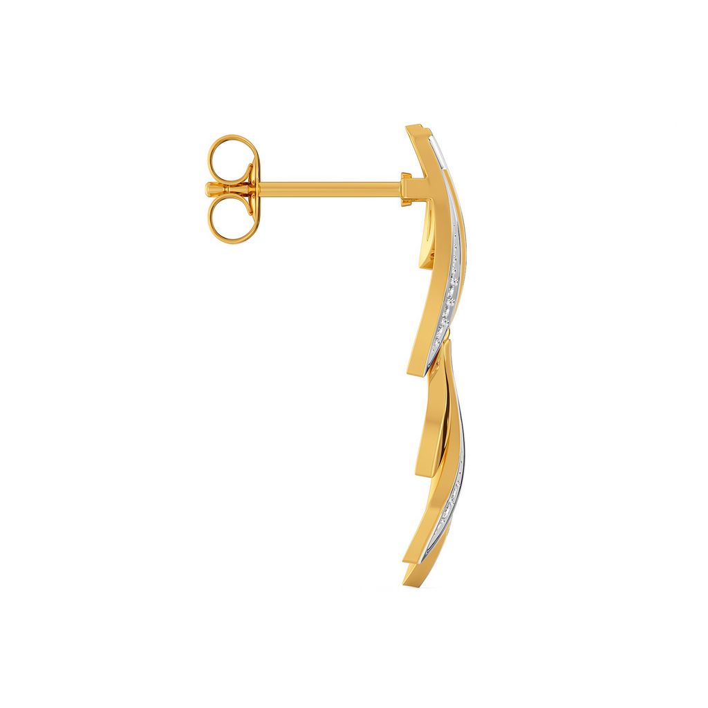 Vision in White Diamond Earrings