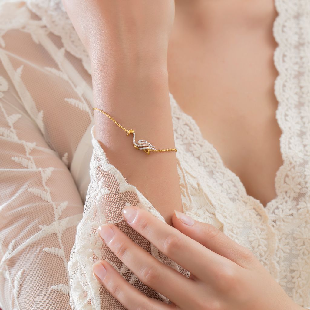 Swan Serenity Diamond Bracelets