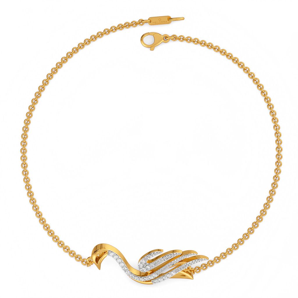 Swan Serenity Diamond Bracelets