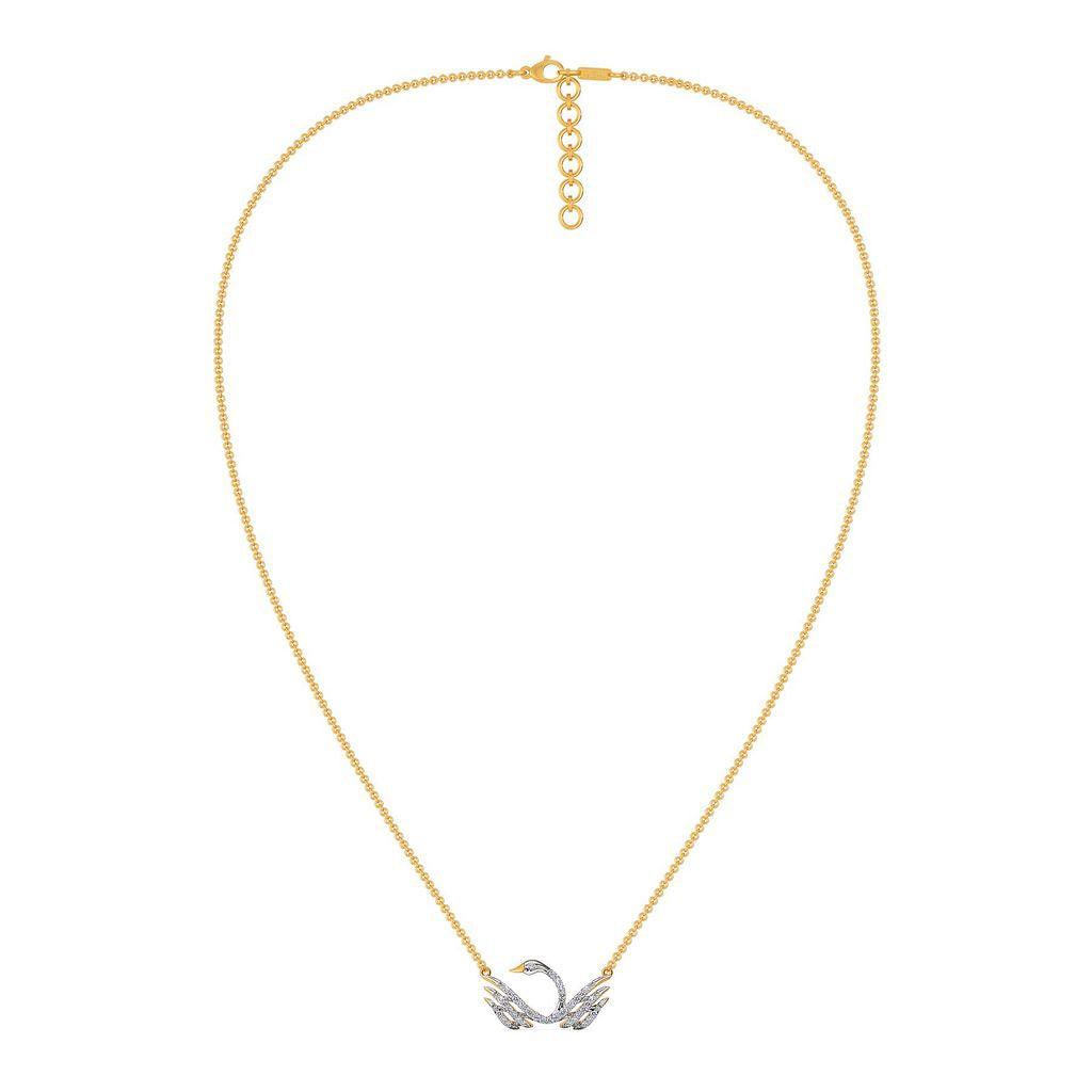 Swan Serenity Diamond Necklaces