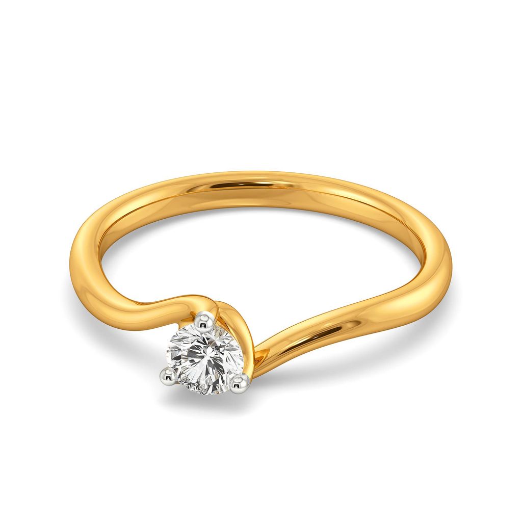 Curly Care Diamond Rings