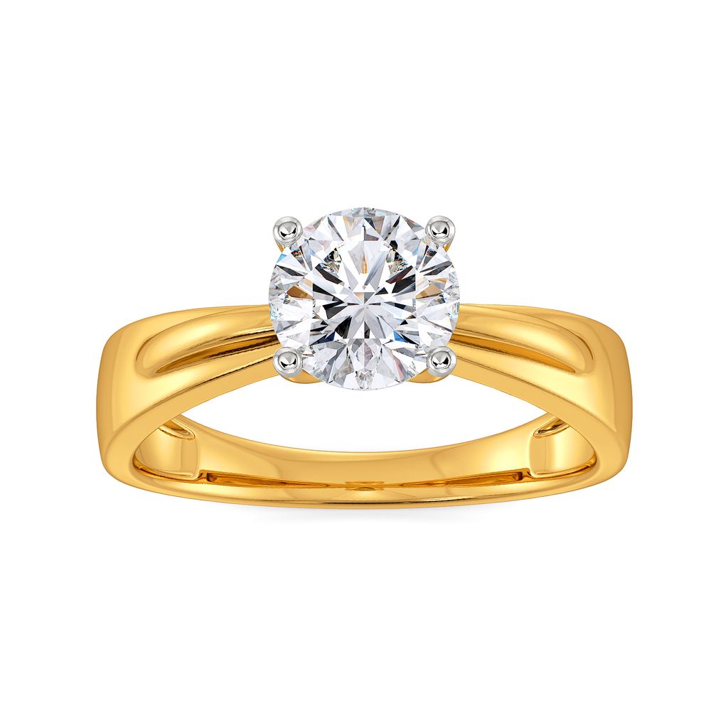 Bow Bort Diamond Rings