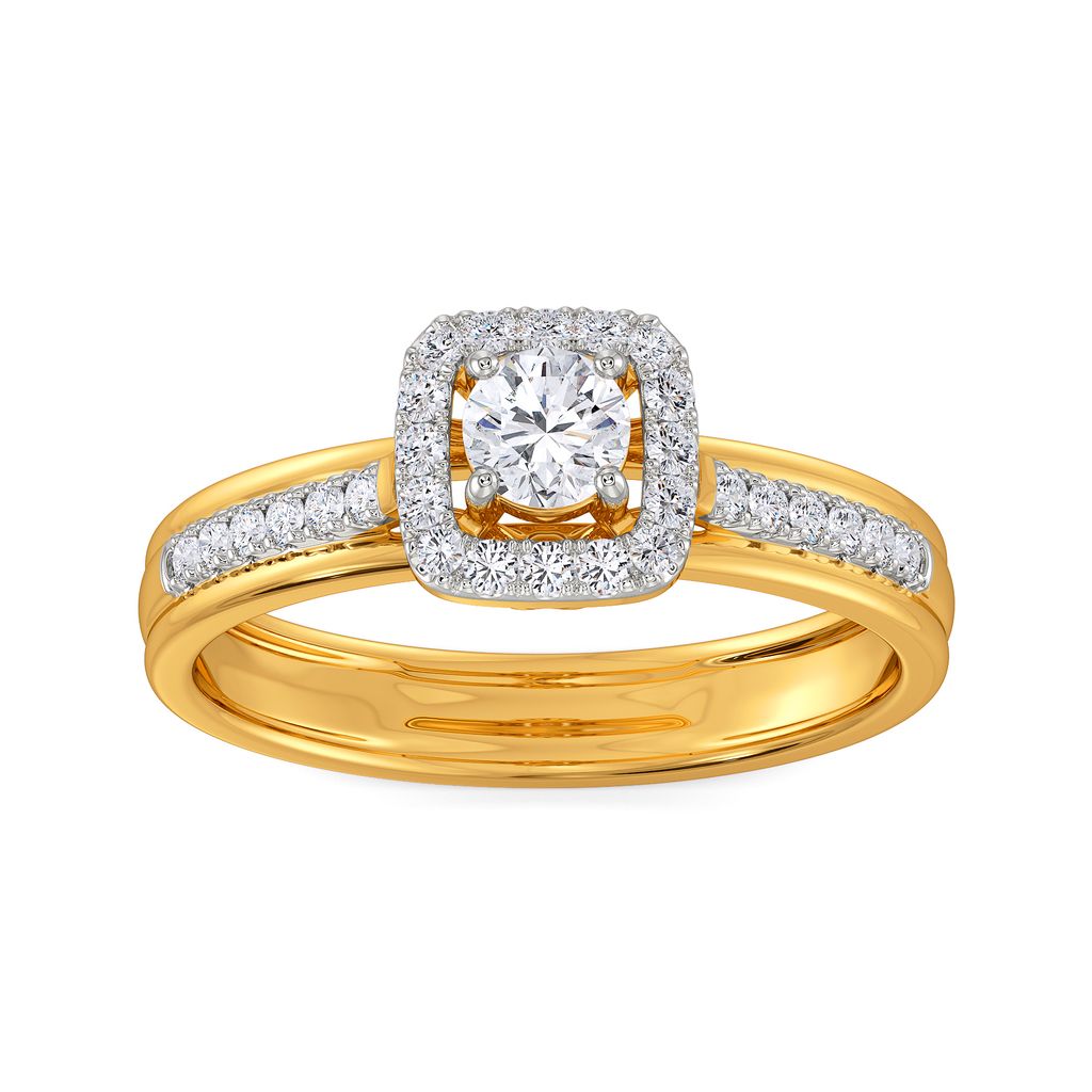 Solitaire Charm Diamond Rings