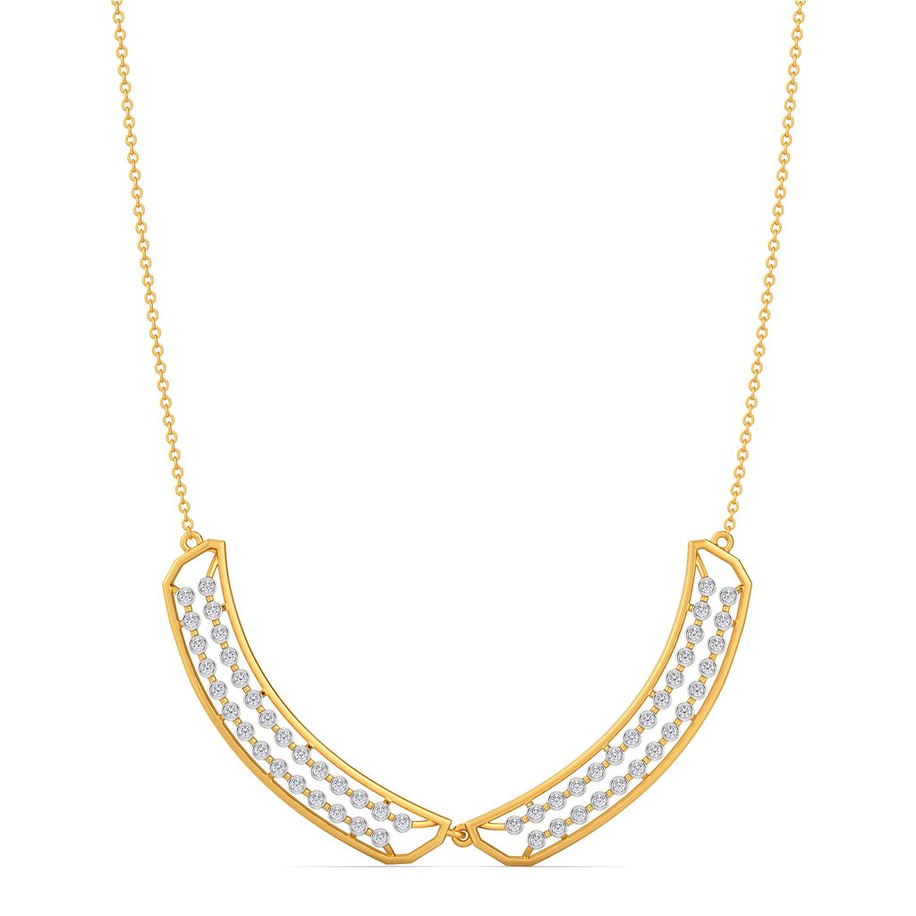 Slack Mode Diamond Necklaces