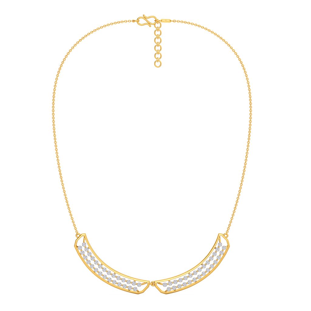 Slack Mode Diamond Necklaces