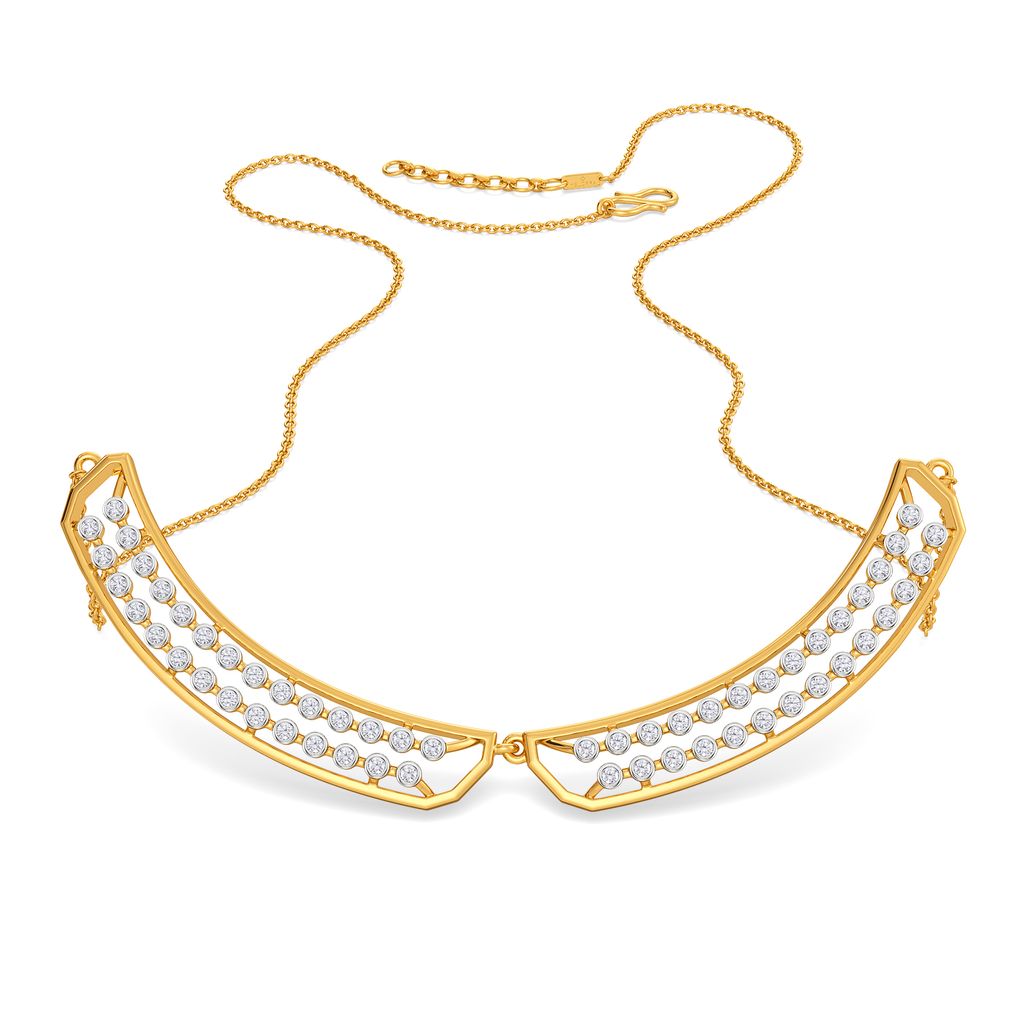 Slack Mode Diamond Necklaces