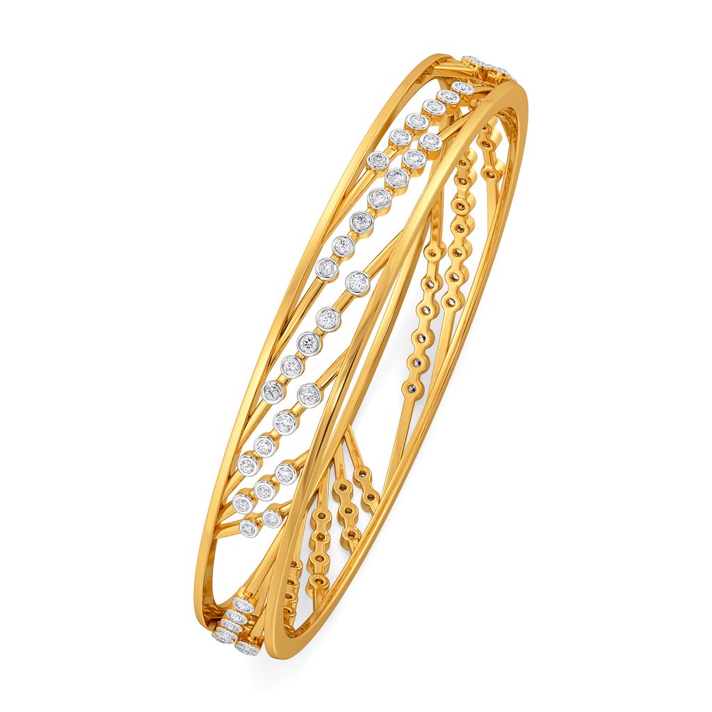 Slack Mode Diamond Bangles
