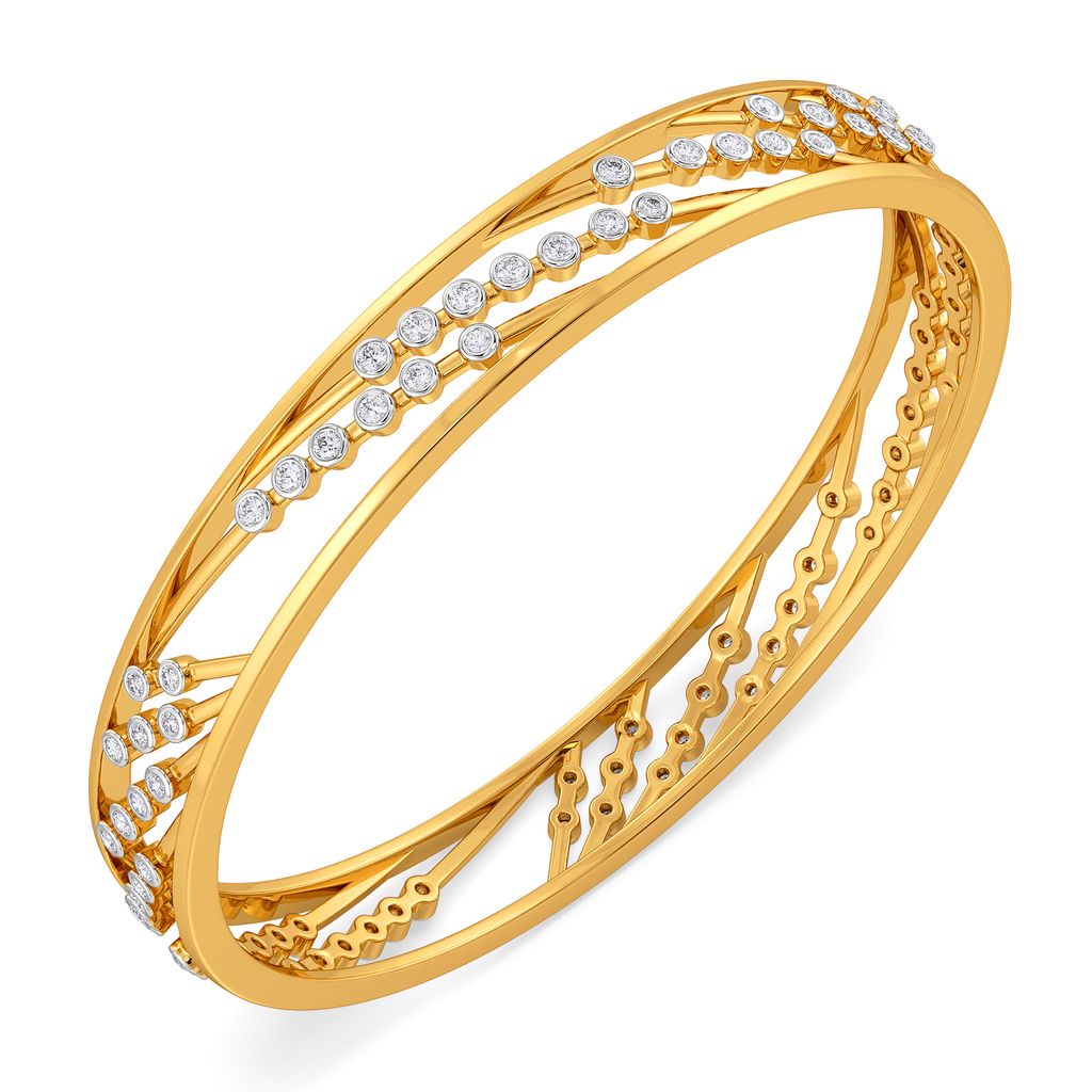 Slack Mode Diamond Bangles