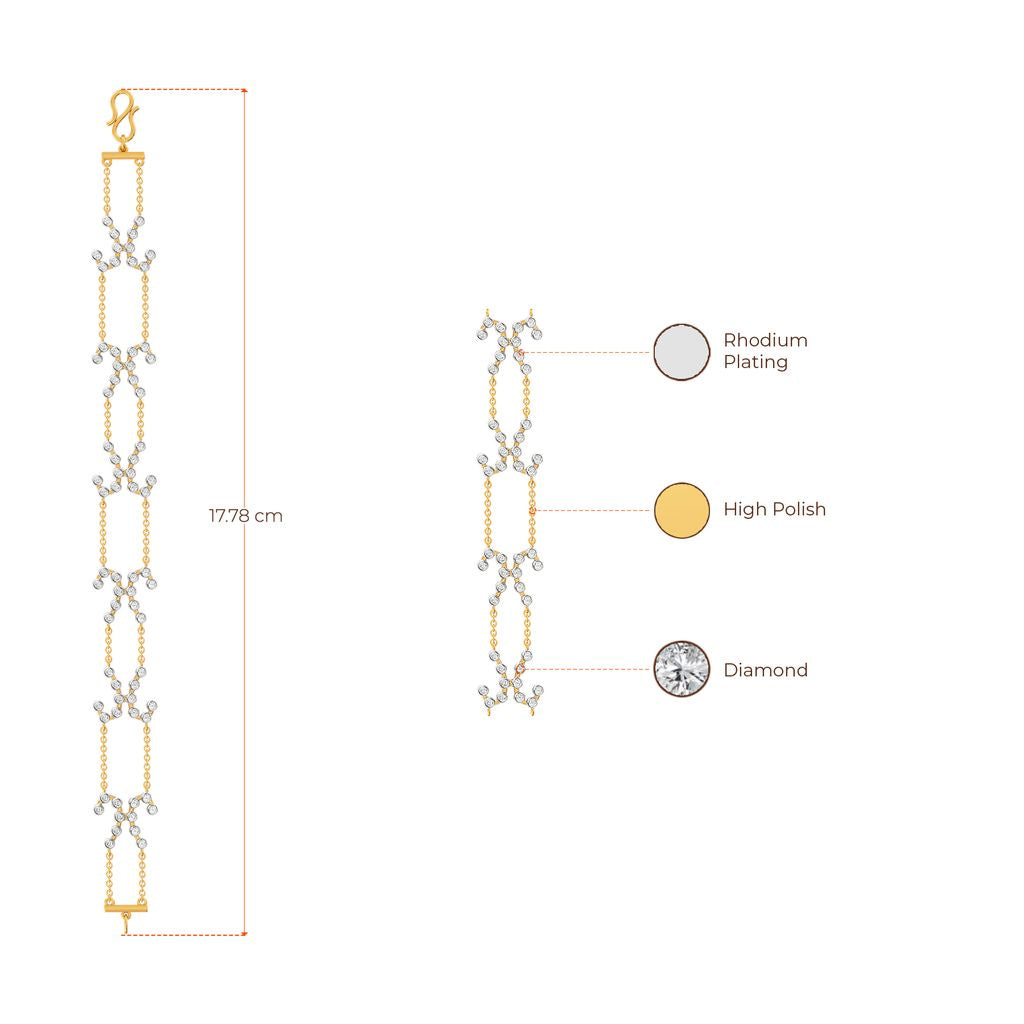 Hip N Casual Diamond Bracelets