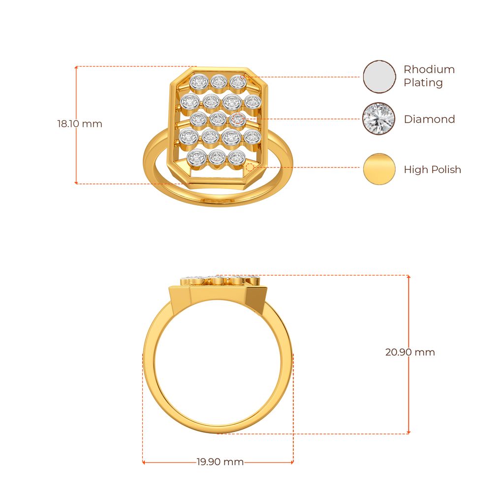 Broad Affair Diamond Rings