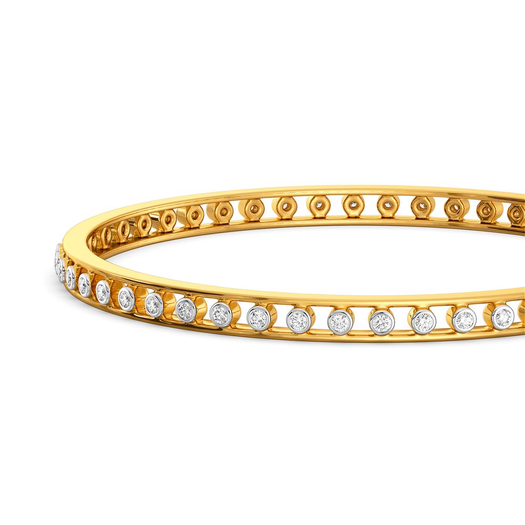 Laid Back Denim Diamond Bangles