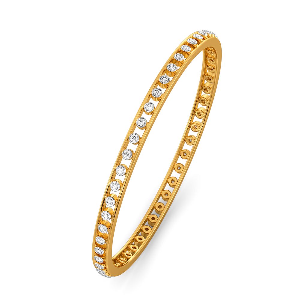 Laid Back Denim Diamond Bangles