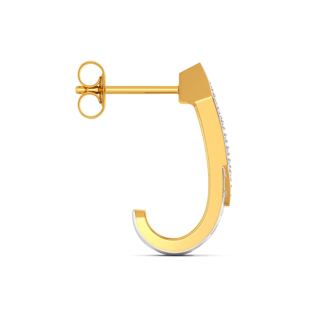 Edgy Nets Diamond Earrings