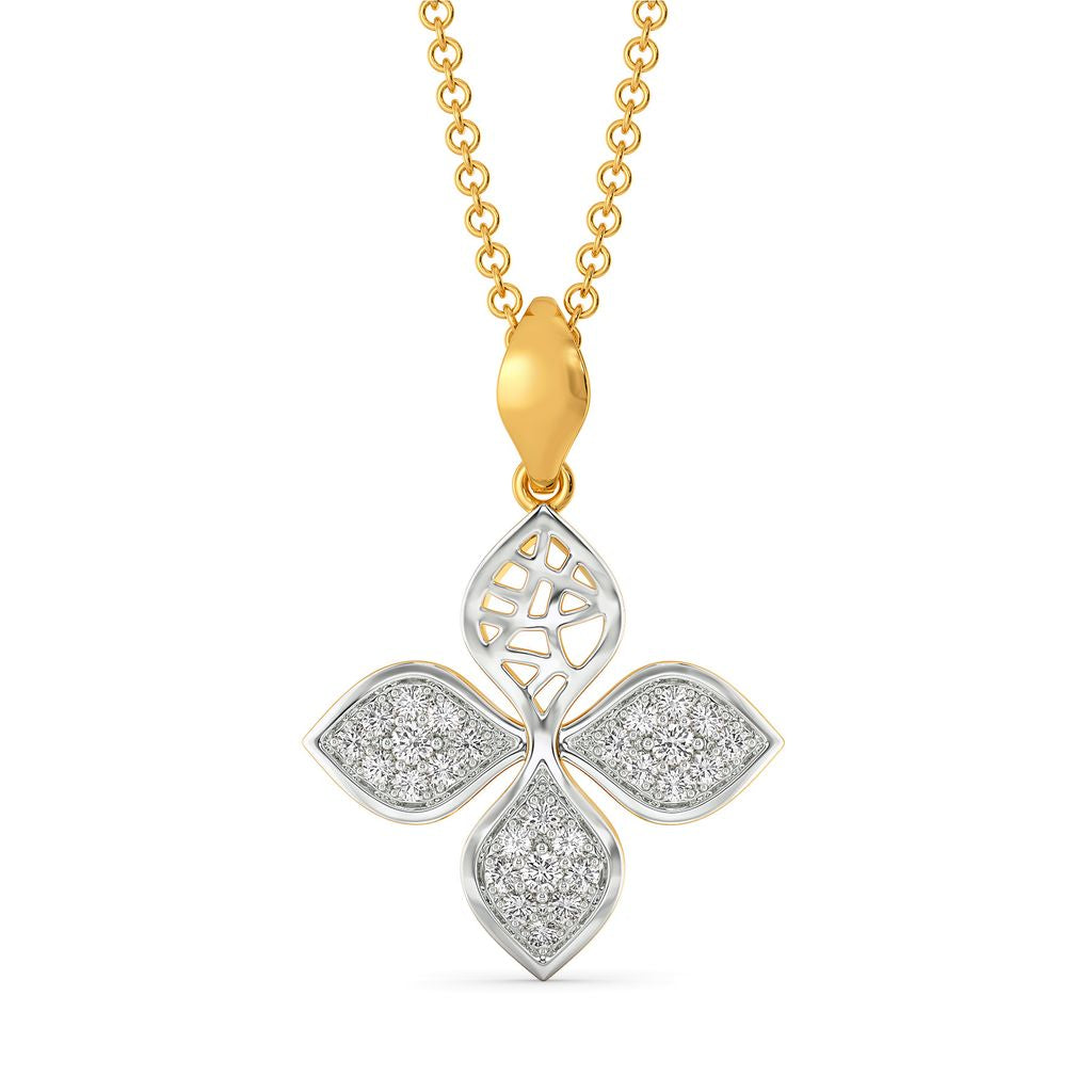 Lounge in Lattice Diamond Pendants