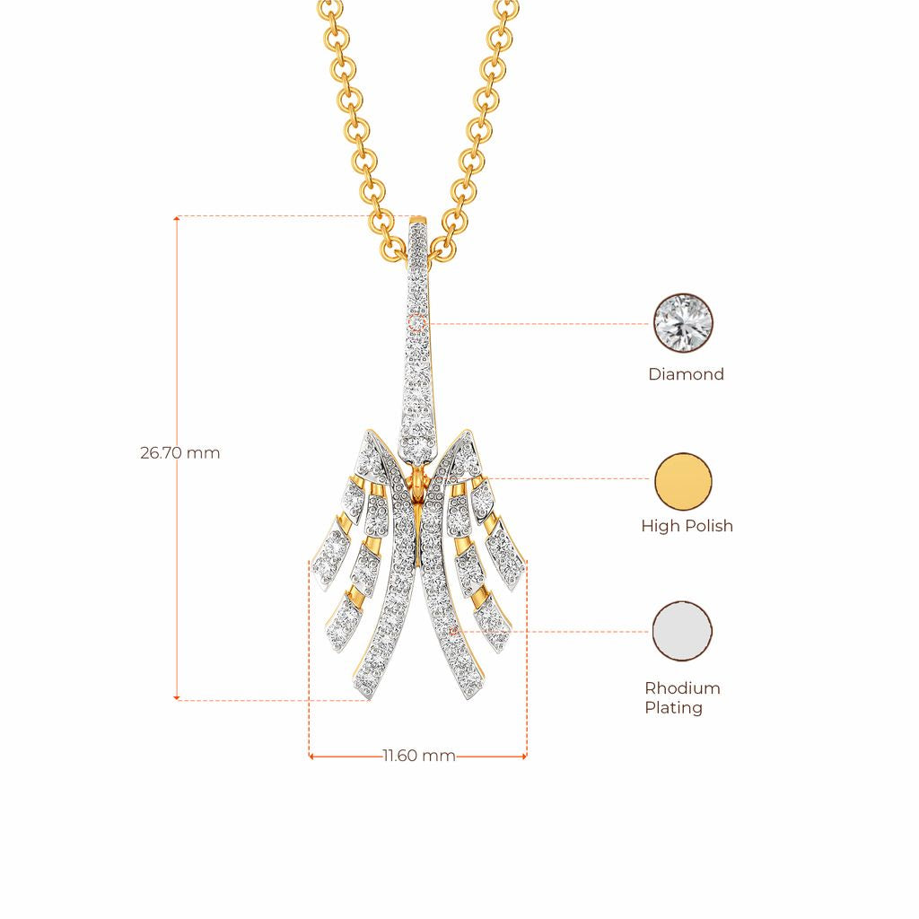 Groovy Energy Diamond Pendants