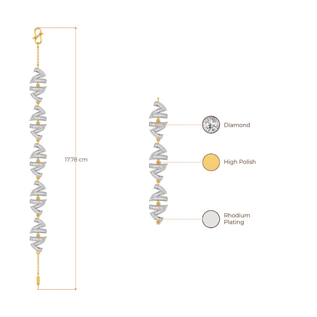 Mod Monochrome Diamond Bracelets