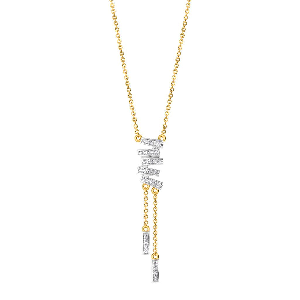 Tilt Shift Diamond Necklaces