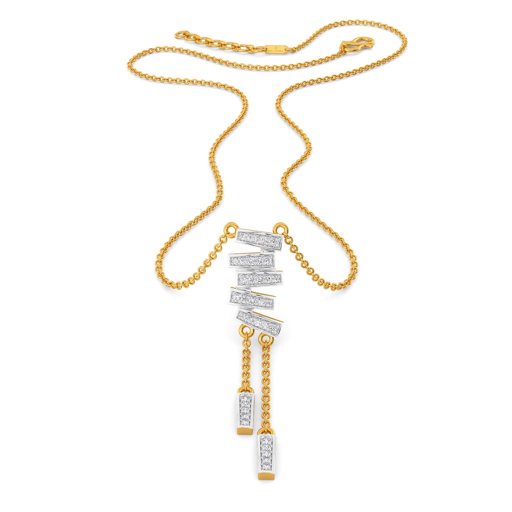 Tilt Shift Diamond Necklaces