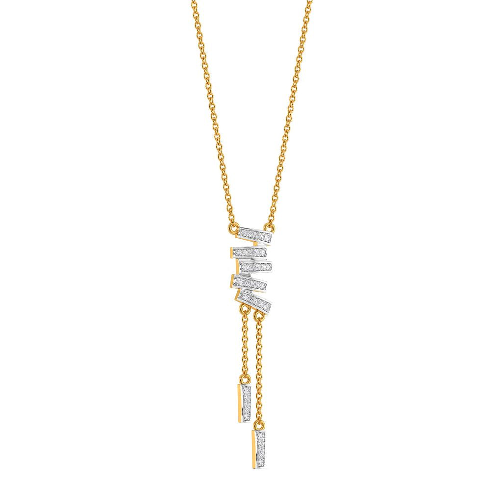 Tilt Shift Diamond Necklaces