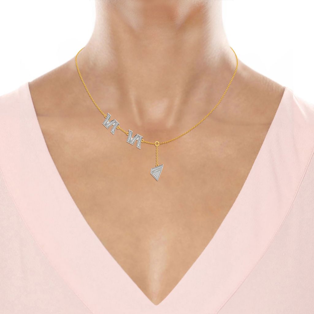 Edge On Diamond Necklaces