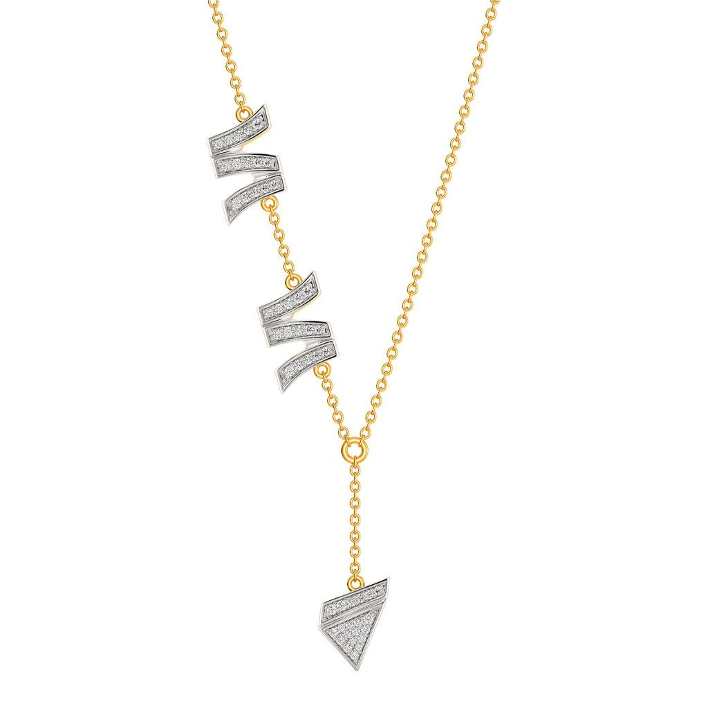Edge On Diamond Necklaces