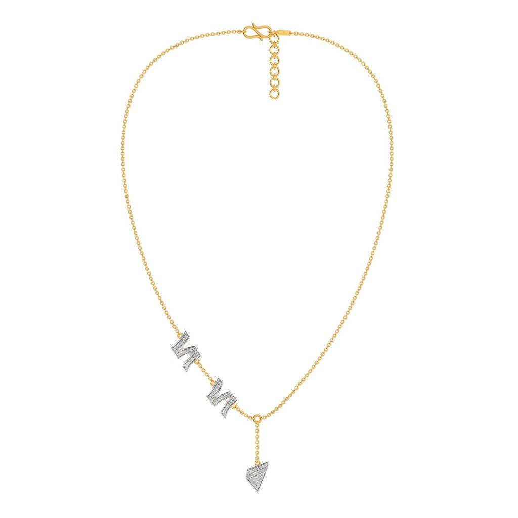 Edge On Diamond Necklaces