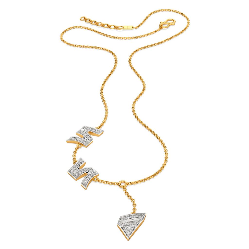 Edge On Diamond Necklaces
