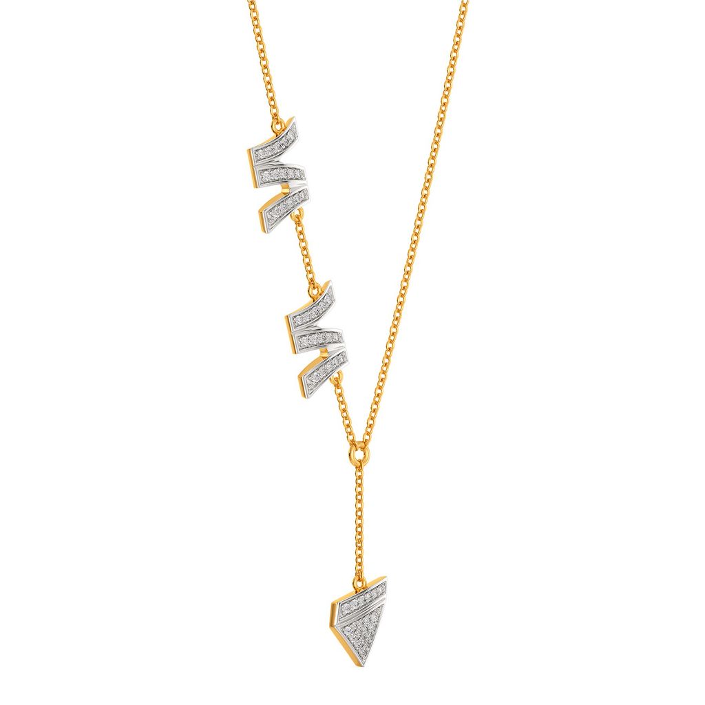 Edge On Diamond Necklaces