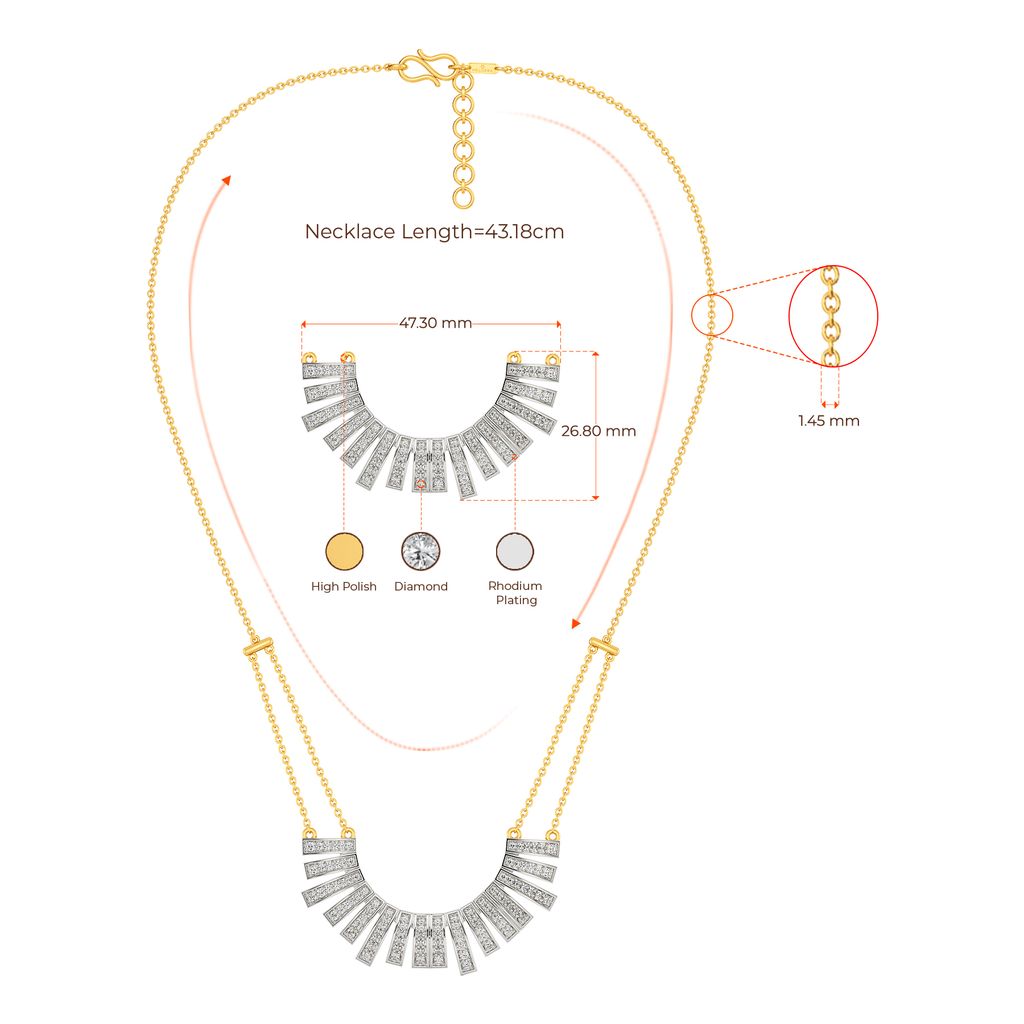 Mod Makeover Diamond Necklaces
