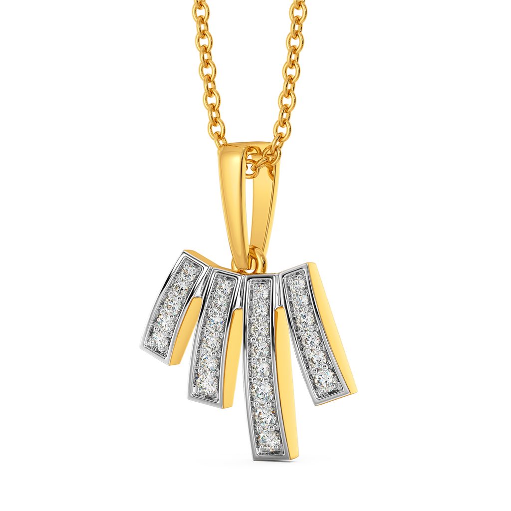 Mod Makeover Diamond Pendants