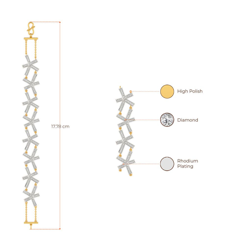 Calm in Chaos Diamond Bracelets