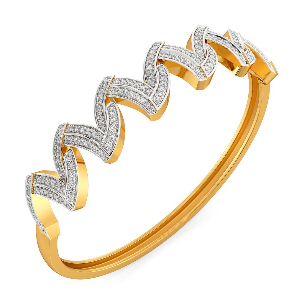 Work Zest Diamond Bangles