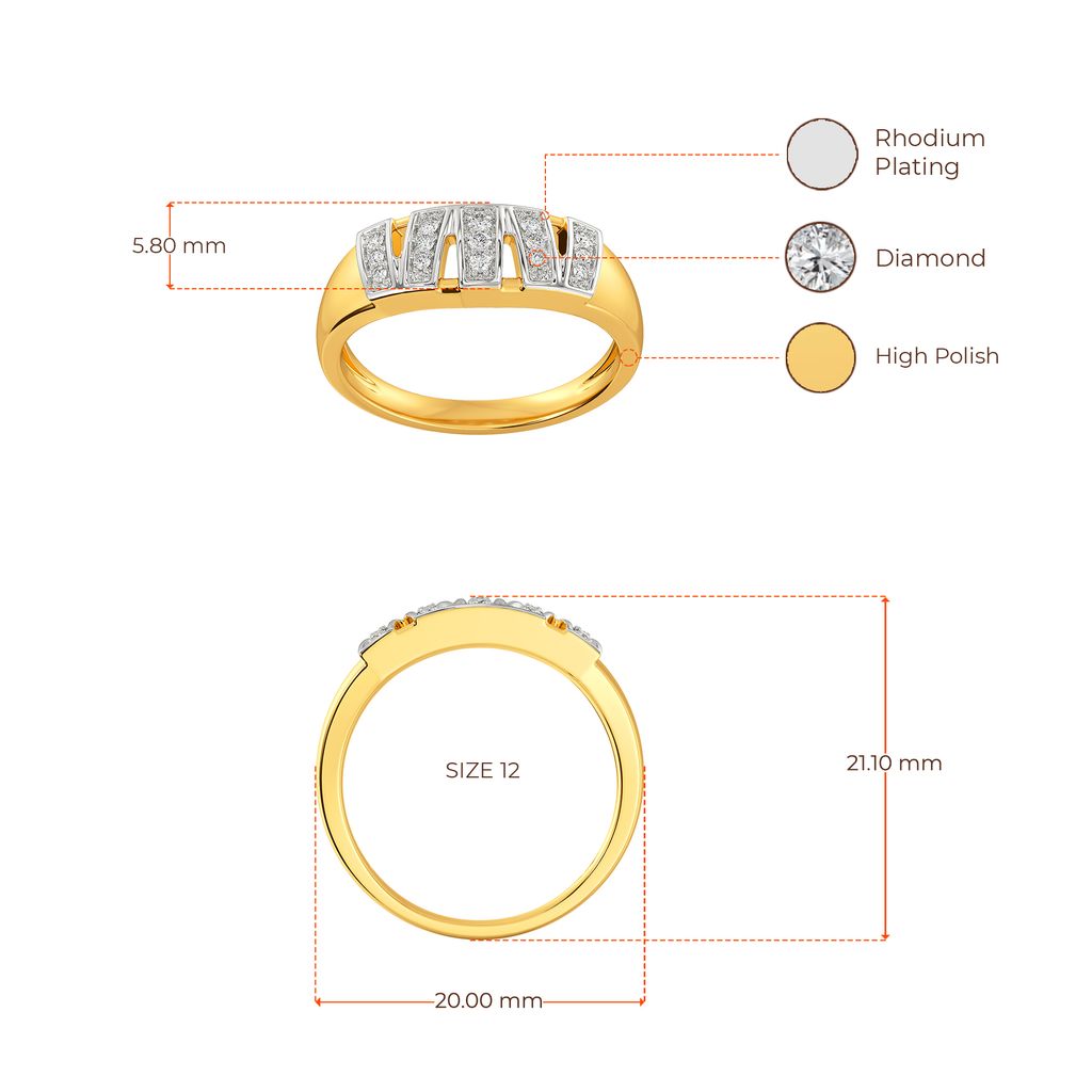 Out of Line Diamond Rings