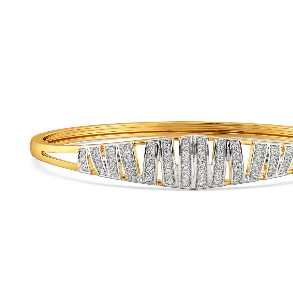 Out of Line Diamond Bangles