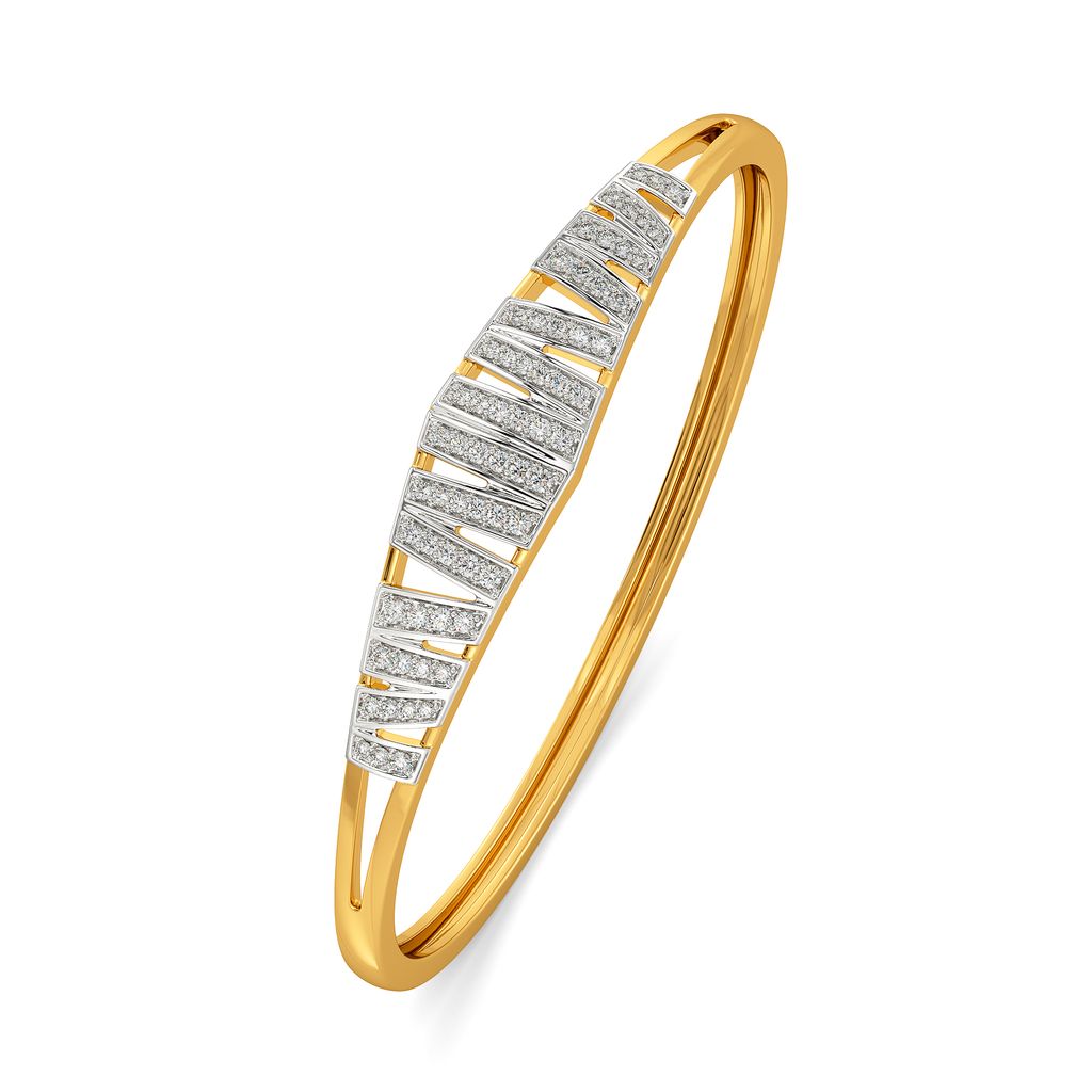 Out of Line Diamond Bangles