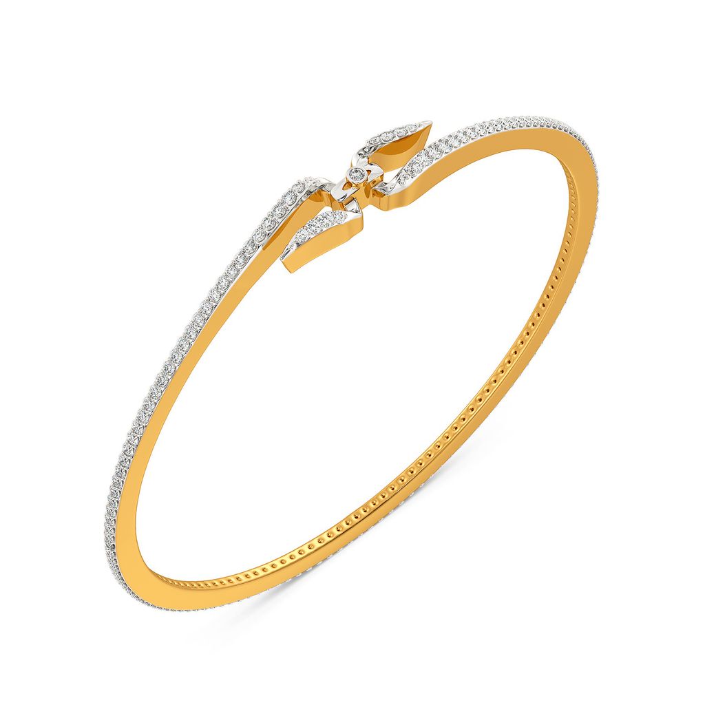 Comfy Buttons Diamond Bangles