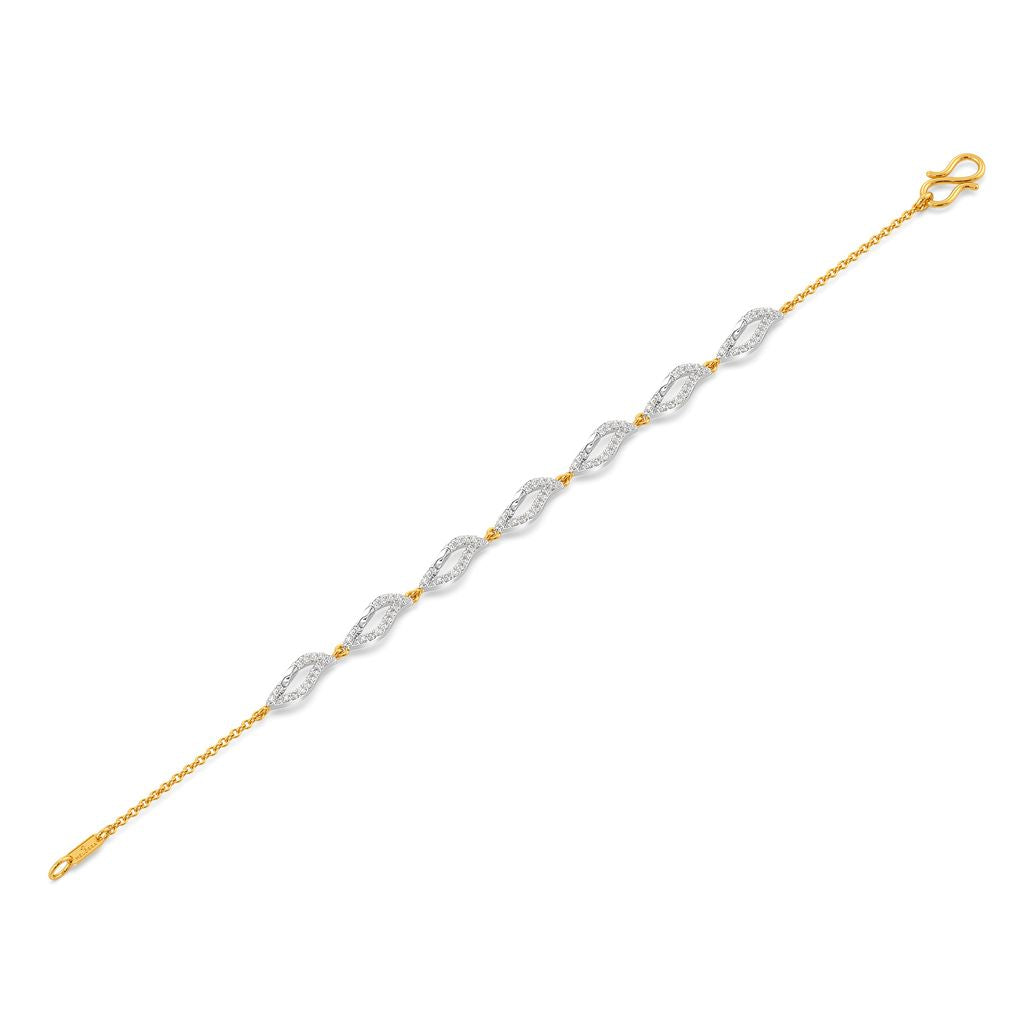 Button-up Femme Diamond Bracelets
