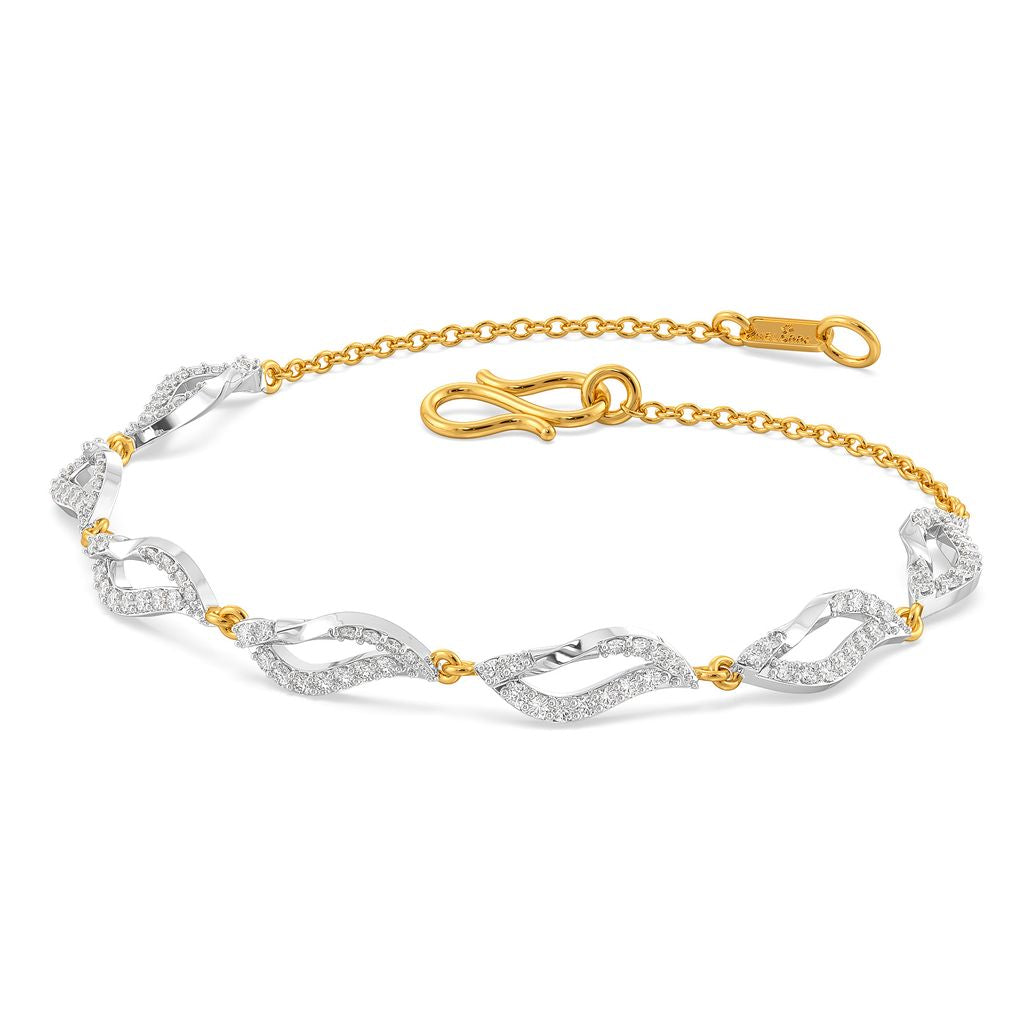 Button-up Femme Diamond Bracelets
