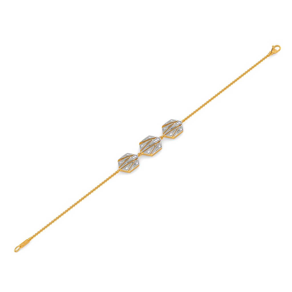 Sharp N Chic Diamond Bracelets