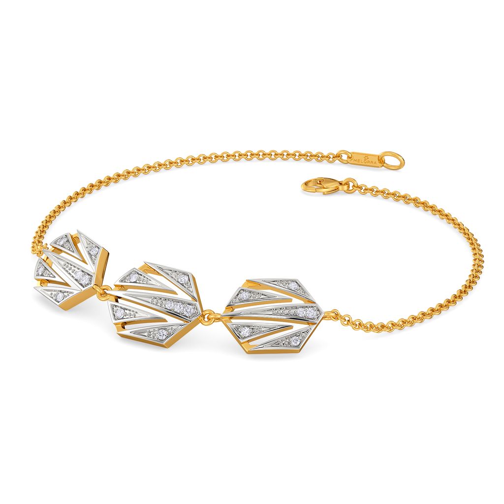 Sharp N Chic Diamond Bracelets