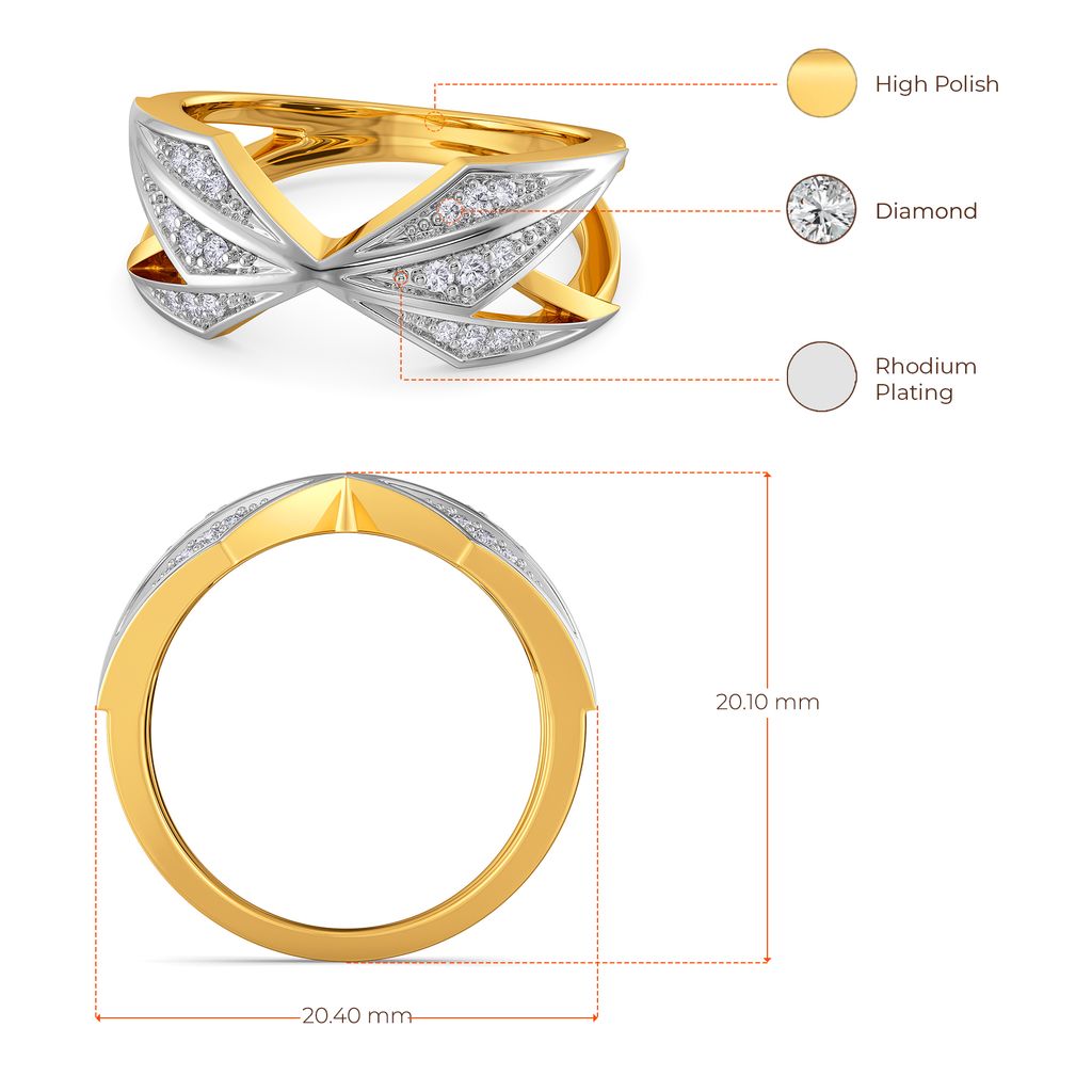 Tailored Edge Diamond Rings