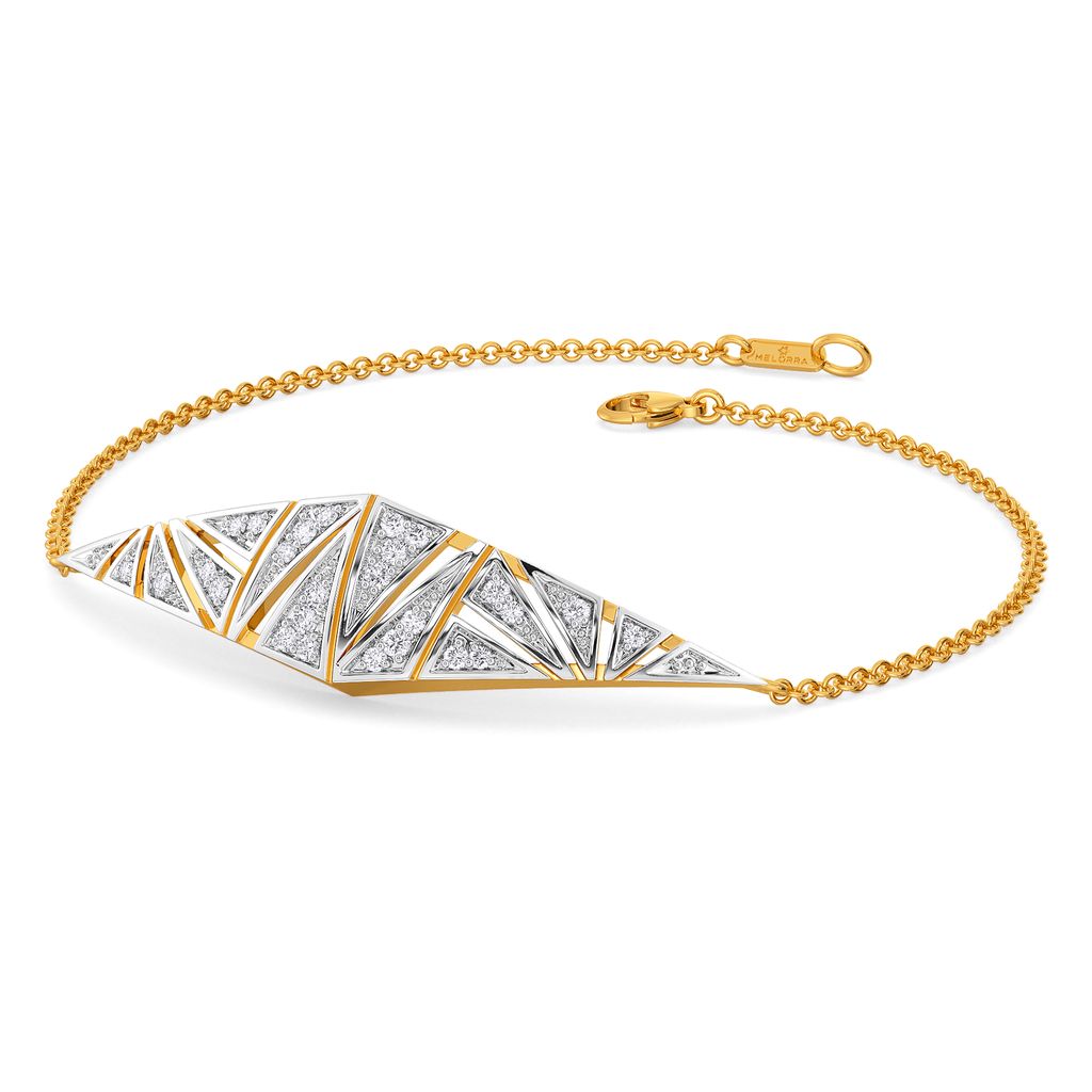 Tailored Edge Diamond Bracelets