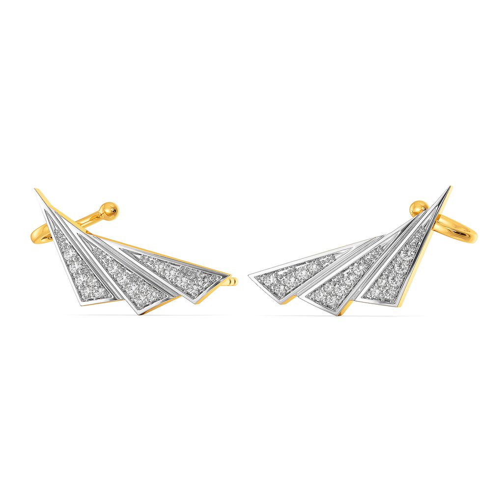 Sculpt Suit Diamond Earrings