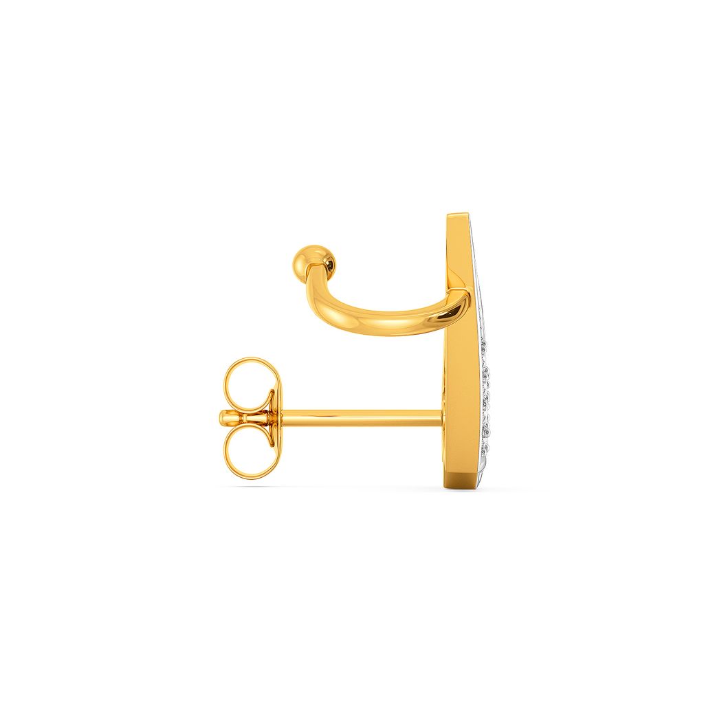 Sculpt Suit Diamond Earrings