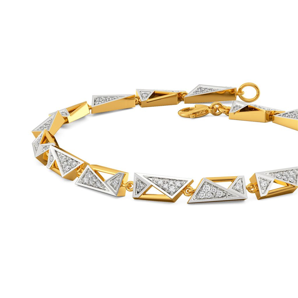 Tone in Tune Diamond Bracelets