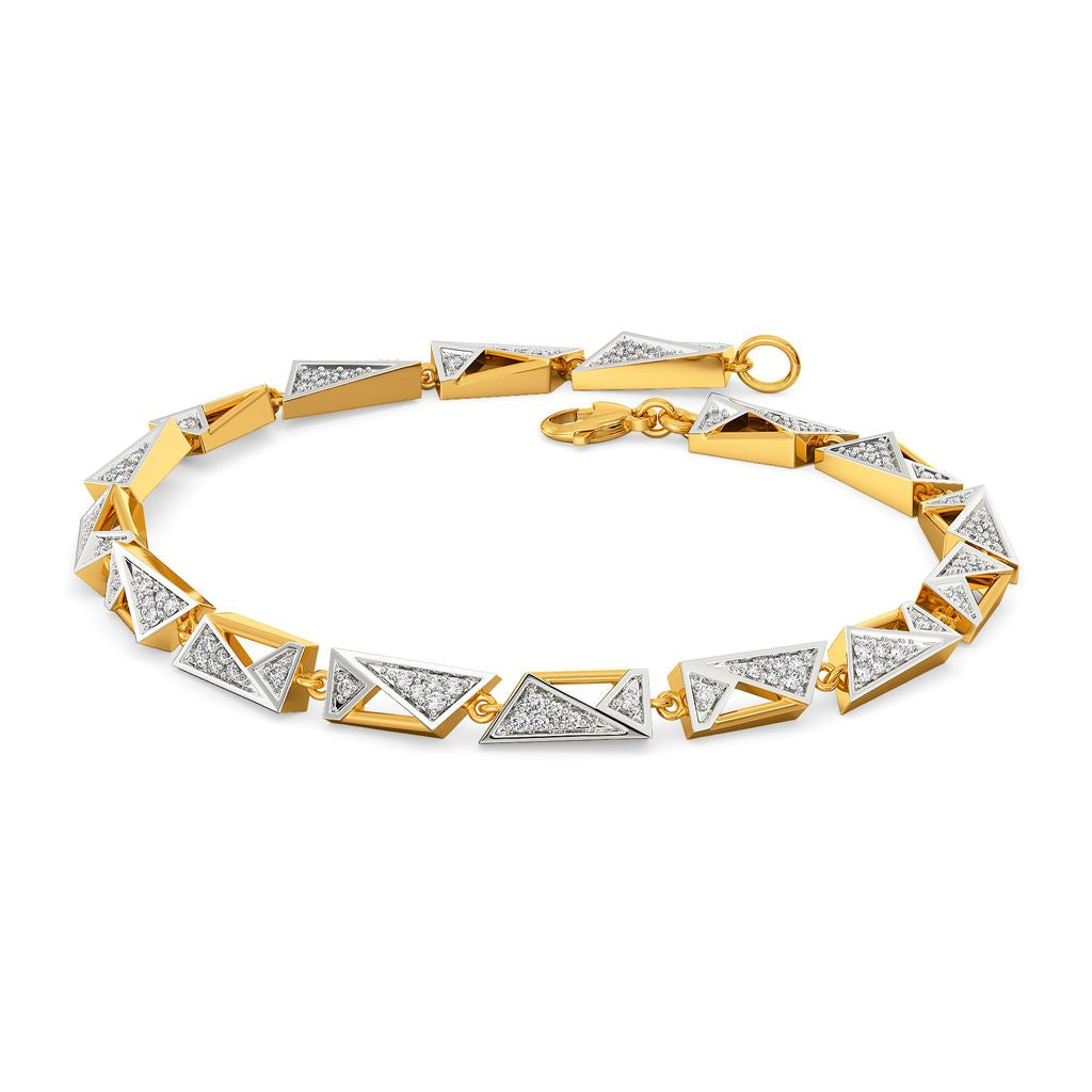 Tone in Tune Diamond Bracelets