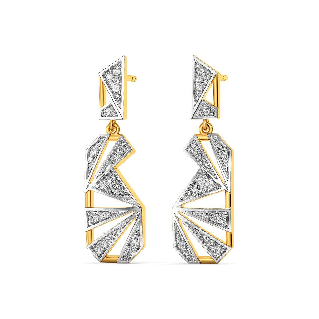 Tone in Tune Diamond Earrings
