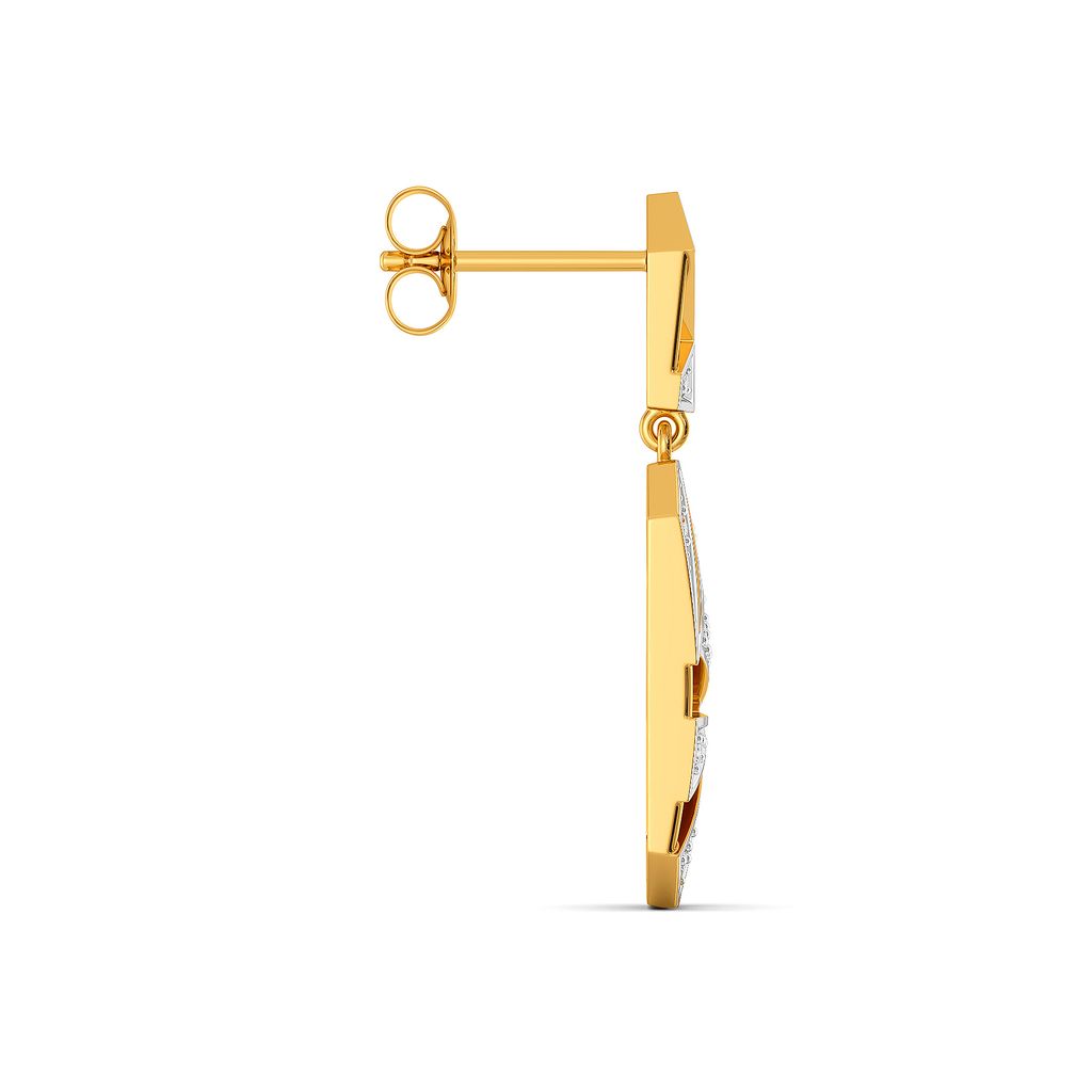 Tone in Tune Diamond Earrings
